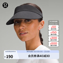 lululemon丨Fast Paced女士前侧加高空顶遮阳帽速干芯吸 LW9FM9S 黑色 O/S