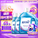 蓝月亮 深层洁净洗衣液 薰衣草香 3kg瓶+1kg瓶*3全瓶装 强效去污易漂洗 