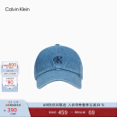 Calvin KleinJeans【父亲节礼物】男女潮流复古ck刺绣牛仔鸭舌棒球帽4G5039G LHK-牛仔蓝 58