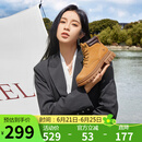 骆驼（CAMEL）大黄靴女都市户外四季可穿系带工装靴马丁靴 L23W307016 黄棕 38