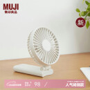 无印良品（MUJI）薄型大风量手持风扇 USB电风扇桌上便携  长100*宽31.16*高200mm