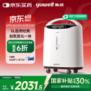 鱼跃（Yuwell）5L升医用分子筛制氧机吸氧机氧气机家用老人带雾化8F-5AW国家补贴