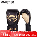 VENUM毒液竞争者拳击手套训练泰拳散打搏击拳套拳击套 黑金 12OZ