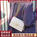 SHUKIKUJUOS轻奢品牌女士斜挎包女链条包新款夏季百搭单肩单肩包腋下女包 奶昔白