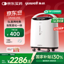 鱼跃（Yuwell）5L升医用分子筛制氧机吸氧机氧气机家用老人带雾化8F-5AW国家补贴