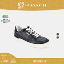 蔻驰（COACH）男士男鞋CITYSOLE运动鞋板鞋平底鞋日常休闲舒适百搭 黑色 42