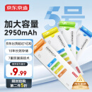 京东京造5号电池10节单色装彩虹碱性电池无汞环保 玩具/血压计/血糖仪/遥控器/挂钟/电子锁/体脂秤/鼠标