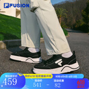 FILA FUSION斐乐男鞋【章昊同款】潮流帆布鞋2025春季新款生活滑板鞋男鞋 黑/奶白-BG 42
