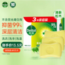 滴露（Dettol）香皂松木3块装 肥皂洗澡洗手沐浴皂抑菌男士香皂儿童 京东自营