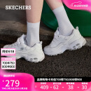 斯凯奇（Skechers）520送女友女鞋夏季厚底老爹鞋透气熊猫鞋软底休闲运动鞋11959
