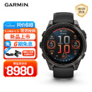佳明（GARMIN）Fenix8旗舰黑-47mm飞耐时8户外运动手表血氧心率跑步骑行潜水滑雪
