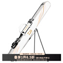 达亿瓦（DAIWA）25新款 一击台钓竿包 可拆卸支架渔具杆包多功能轻量收纳包 135-3P 白（3层 可拆卸支架）