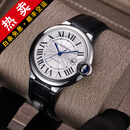 【二手99新】卡地亚(Cartier)瑞士手表蓝气球系列全自动机械男女情侣表二手奢侈品男士腕表 【42.1mm】白盘皮带 W69016Z4
