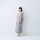 无印良品（MUJI）IDEE 女式 平纹 灯笼裙 长半身裙女裙子女装25年夏季款GA53CC5S 烟熏绿色 均码