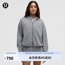 lululemon丨Softstreme™ 女士拉链连帽衫 LW3HM8S 太阳灰 S /6
