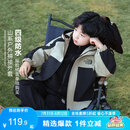 左西男童外套儿童连帽上衣2025秋季防风防水男孩中大童装 卡其色 150