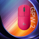 罗技（G）无线鼠标gpw二代 游戏鼠标狗屁王二代gpw2 无线机械轻量化63g电竞鼠标充电 中大手宏可编程 送男友 GPW2代粉色