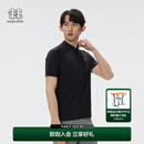 KOLON SPORT/可隆户外短袖POLO 男士接触凉感UPF50+多功能衫 LHPT5MN129-BK 黑色 XL180/100A