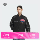 adidas宽松运动保暖棉服外套男装阿迪达斯官方三叶草JD5793 黑色 L