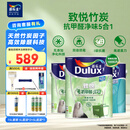 多乐士（Dulux）致悦竹炭抗甲醛五合一净味室内乳胶漆墙面防霉抗菌油漆涂料 A8146白色套装15L
