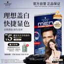 施华蔻（Schwarzkopf）男士染发霜2.0自然黑 染发膏染发剂男士专用盖白发一洗黑轻松操作