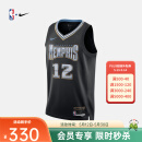 NIKE耐克NBA官方-莫兰特/詹姆斯/库里篮球衣速干男运动背心DO9598-010 灰熊-莫兰特速干球衣（黑色） XL
