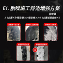 大白鲨隔音汽车隔音风噪胎噪路噪后备箱发动机噪音舒适增强全国包安装 E1胎噪前轮弧舒适增强版 整车