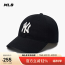 MLB帽子男女软顶棒球帽虞书欣明星同款运动鸭舌帽3ACP6601N-50BKS-F