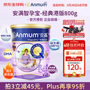 安满（ANMUM）智孕宝港版 爆款P1 少脂高营养叶酸孕妇奶粉 800g/罐 新西兰进口