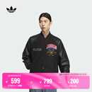 adidas宽松运动保暖棉服外套男装阿迪达斯官方三叶草JD5793 黑色 L