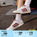 adidas ENTRAP休闲低帮运动板鞋男女少年感复古篮球鞋阿迪达斯 白色/红色     40