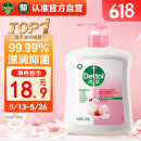 滴露（Dettol）健康抑菌洗手液滋润倍护500g 消毒抑菌99.99% 儿童适用不含酒精
