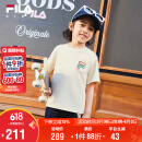 FILA KIDSx原田治联名系列斐乐儿童T恤2025夏季小童短袖上衣