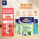 多乐士（Dulux）致悦竹炭抗甲醛五合一净味室内乳胶漆墙面抗菌油漆涂料 A8146白色套装15L