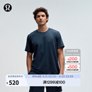 lululemon丨Soft Jersey 男士短袖针织衫芯吸 LM3ES3S 杂色经典海军蓝/杂色海军蓝 L