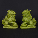 MHFDO夜光石观音佛福禄寿摆件发光石工艺品家居饰品荧光石龙 24款(麒麟)11.5*13