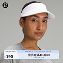 lululemon丨Fast Paced女士前侧加高空顶遮阳帽速干芯吸 LW9FM7S 白色 O/S