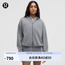 lululemon丨Softstreme™ 女士拉链连帽衫 LW3HM8S 太阳灰 S /6