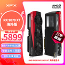 讯景（XFX）AMD RADEON RX 9070 XT 海外版 16GB 全新电竞游戏设计智能学习台式电脑独立显卡