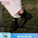 HUNTER户外露营男鞋雨鞋外穿防水防滑雨靴中跟厚底男士切尔西短靴中帮靴 黑色/BLK 42