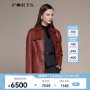 PORTS宝姿秋冬新品女装皮外套LM9U055NZS018 PICANTE S