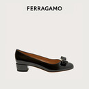【95成新】菲拉格慕（Ferragamo）女士Vara蝴蝶结高跟鞋 0591963_1D _ 70/37.5码