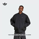 adidas宽松飞行员领运动保暖棉服外套男装阿迪达斯官方三叶草   黑色   M