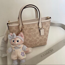 蔻驰（COACH）蔻驰迷你托特休闲学生手机包 city15 宽肩带逛街不费力 香草白 CW032-IMXDM