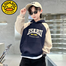 G. DUCKKIDS儿童装男童卫衣春秋款2025新款春装帅气男孩春季中大童痞帅上衣潮 藏青春秋款 cm 120