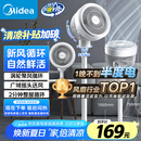 美的（Midea）【暴风循环】空气循环扇大风量摇头电风扇家用台式落地扇轻音卧室节能小风扇柔风轻羽扇 FGA24TQ