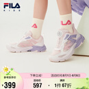 FILA斐乐童鞋儿童运动鞋2025夏季中大童男女太空舱透气跑步鞋