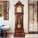 汉时（Hense）实木机械落地钟德国进口机械大座钟复古客服别墅报时钟表HG1088 刺猬紫檀+德国赫姆勒十二音拉绳