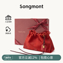Songmont山下有松蛇年生肖礼盒百纳系列设计师新款 手拿包+烦尽牌 椿花红 现货