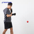 迪卡侬反应球拳击头戴式速度儿童BOX红色板球练习球-4343601